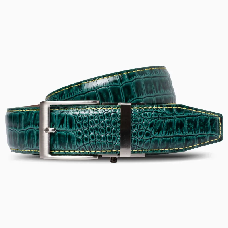 Kayiman Green w/ Yellow Augusta Ratchet Belt 1.575" [40mm] sold by Nexbelt