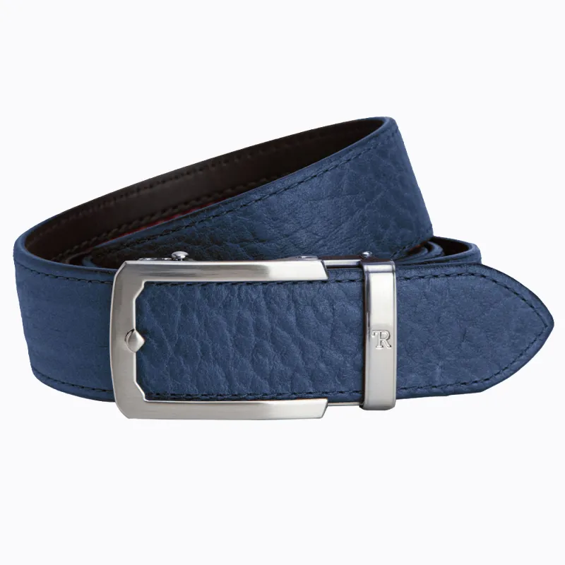 Bison Navy Luxury Ratchet Belt 1.5" [38mm] sold by Nexbelt