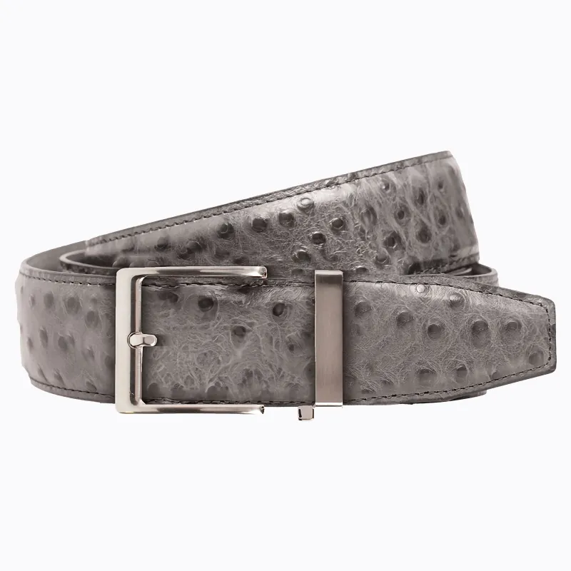 Ostrich Grey Ratchet Belt 1.575" [40mm] sold by Nexbelt