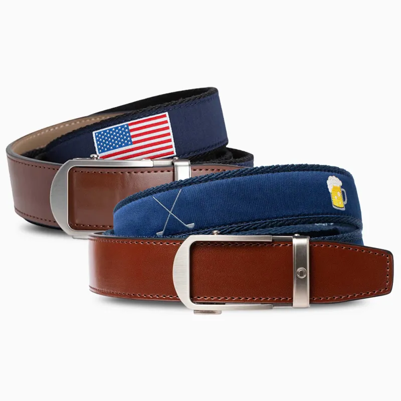 Red, White & Birdies Set, 1.38" [35mm] sold by Nexbelt