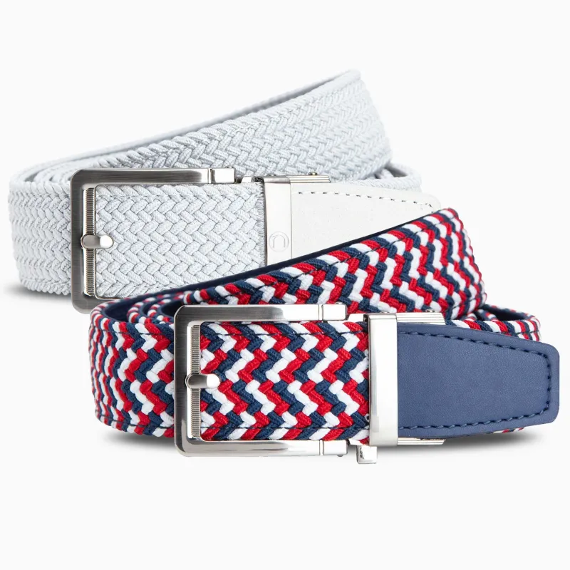 The Star & Stripe Set, 1 3/8" Strap [35mm] sold by Nexbelt