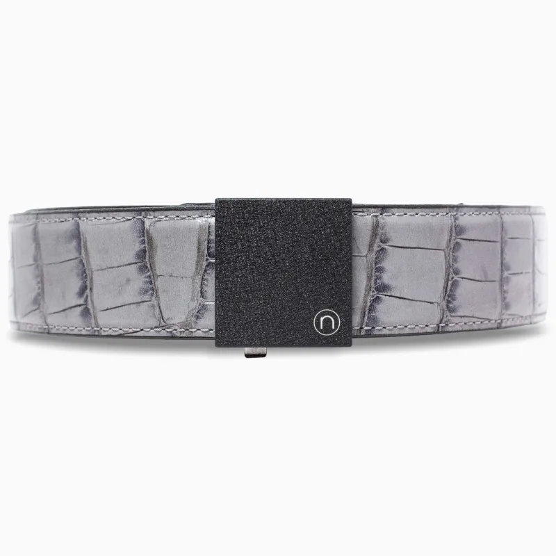 Supreme Crocodile Grey EDC Ratchet Belt, 1.5" [38mm] sold by Nexbelt