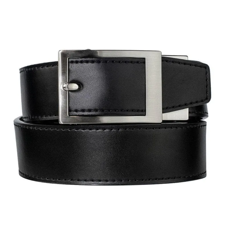 Classic Smooth Black Leather Dress Ratchet Belt 1 3/8" Strap [35mm] sold by Nexbelt
