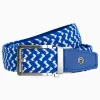 Braided Blue & White Golf Ratchet Belt 1.38" [35mm] sold by Nexbelt