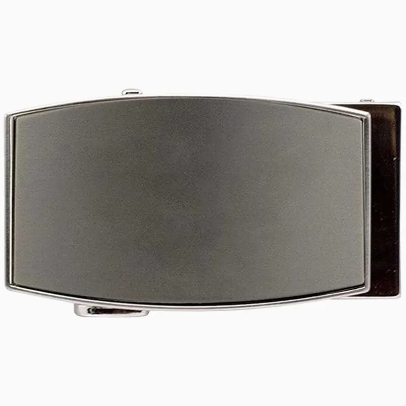 Aston Brushed Pewter Golf Buckle, Fits 1.38" [35mm] Straps sold by Nexbelt