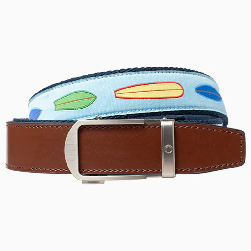 Hampton Wave Rider Ribbon Ratchet Belt 1.38" [35mm] sold by Nexbelt