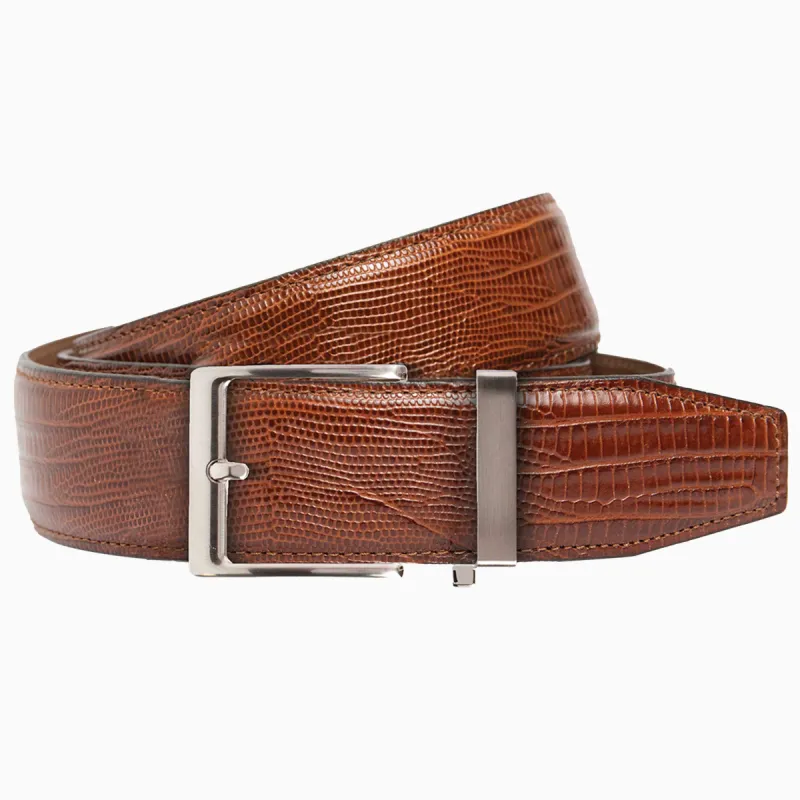 Lizard Brown Dress Ratchet Belt 1.575" Strap [40mm] sold by Nexbelt