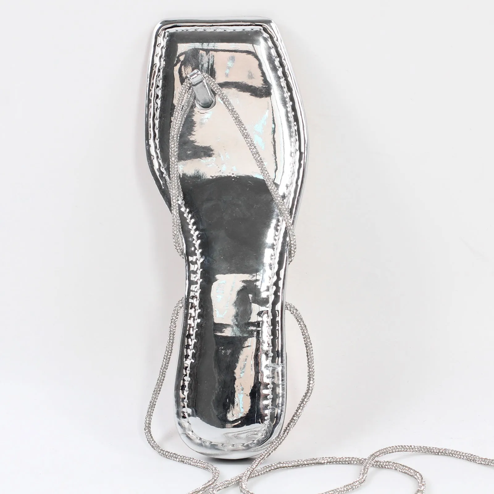 Onlymaker Flats Silver Flip-Flops Lace-up Sandals sold by Onlymaker product image thumbnail 2