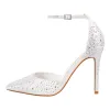 Rhinestone Two-Piece Ankle Strap Stiletto Pumps sold by Onlymaker