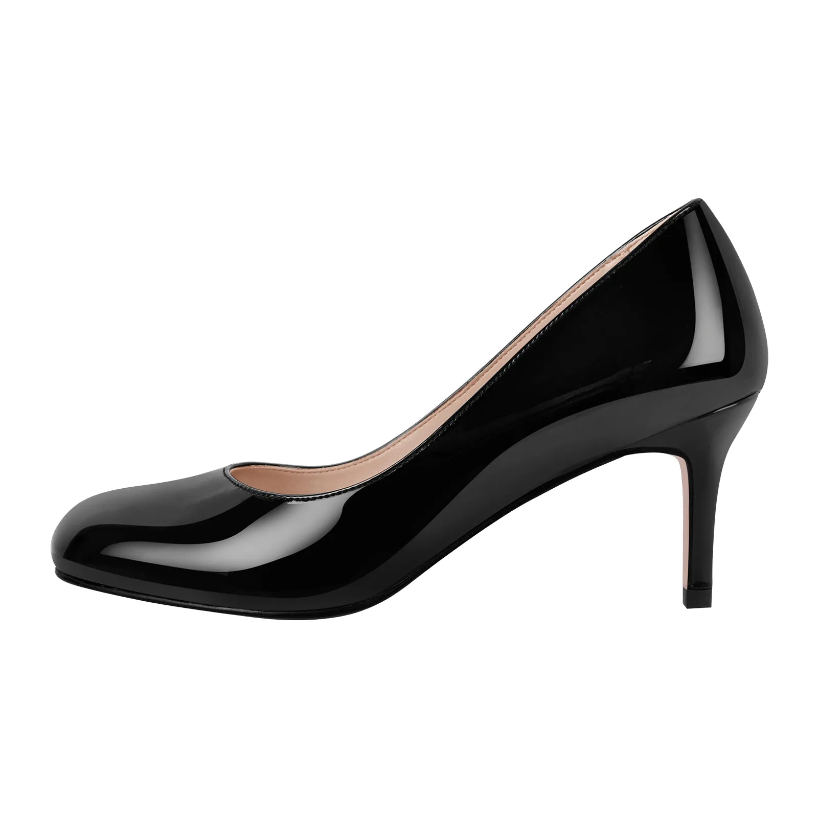 Round Toe Classic Stiletto Pumps sold by Onlymaker product image thumbnail 2