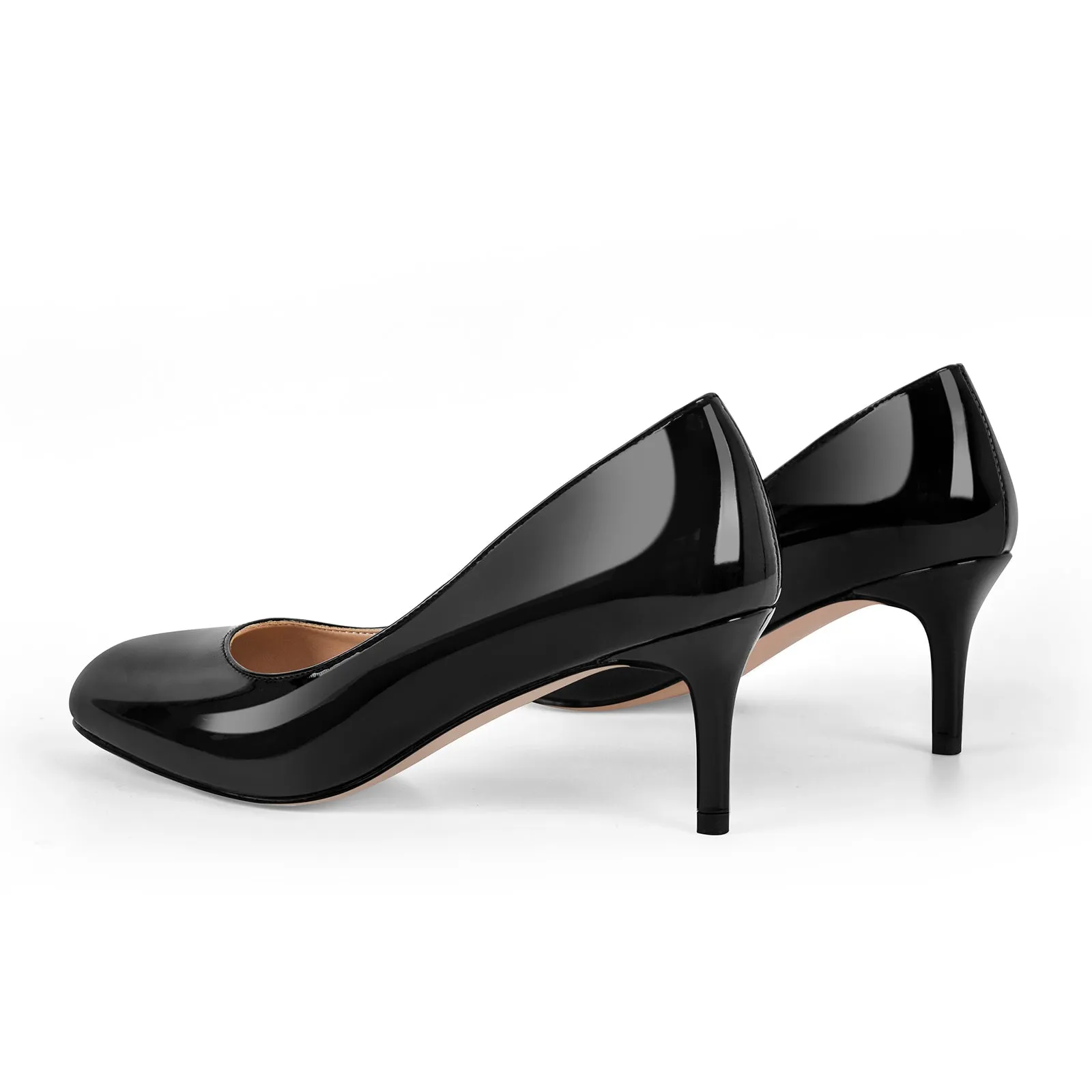 Round Toe Classic Stiletto Pumps sold by Onlymaker product image thumbnail 4