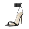 Black Square Toe Stilettos High Heel Sandals sold by Onlymaker