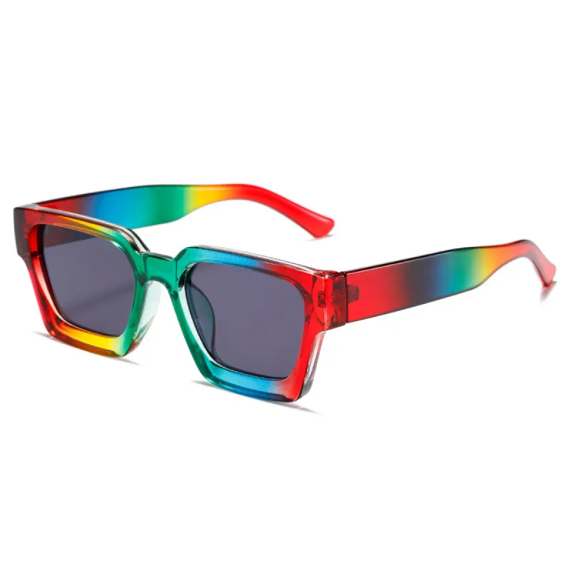 Rainbow Square Shape Sunglasses sold by Onlymaker