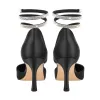 Black Chunky Heel Rhinestones Pumps sold by Onlymaker