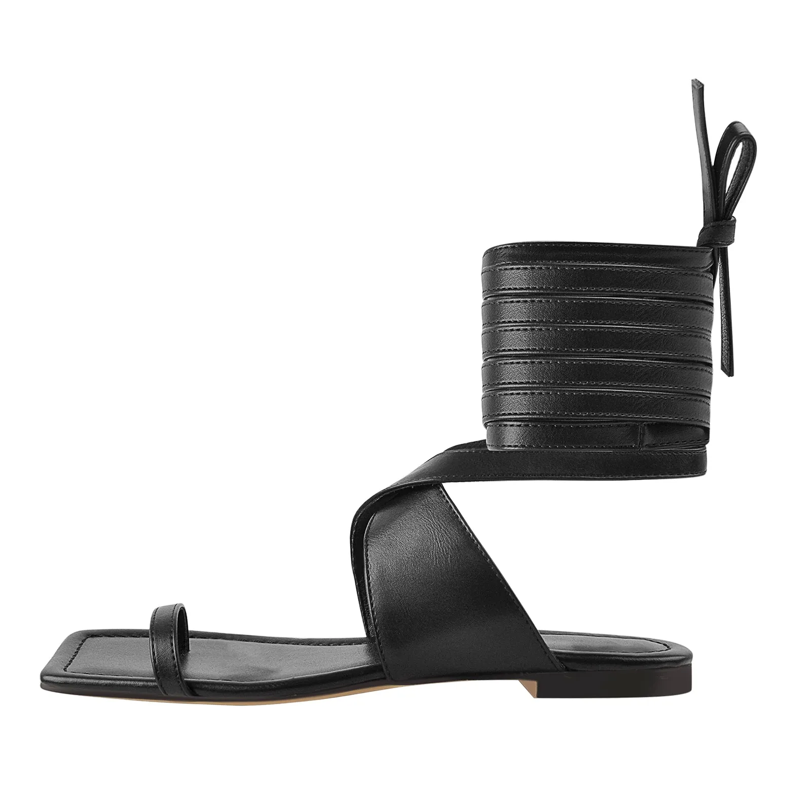 Matte Straps Band Flip-Flop Flats sold by Onlymaker