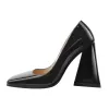 Square Toe Triangle Block High Heels Pumps sold by Onlymaker