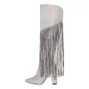Pointed Toe Rhinestone Tassels Over The Knee Boots sold by Onlymaker