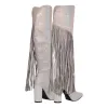 Pointed Toe Rhinestone Tassels Over The Knee Boots sold by Onlymaker