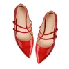 Mary Jane Double Strap Retro Flats sold by Onlymaker