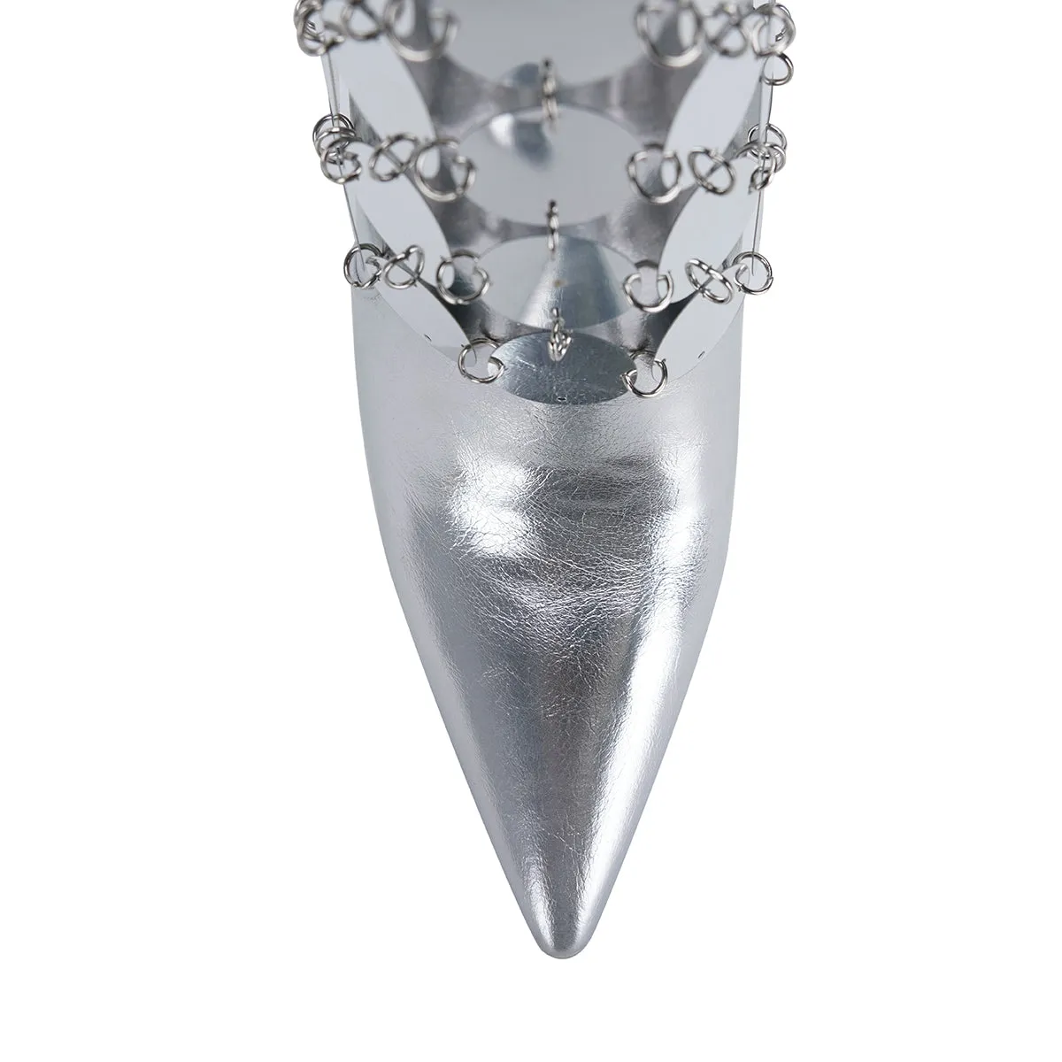 Pointed Toe Sequins Stiletto Fold Over Boots sold by Onlymaker product image thumbnail 4