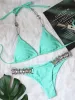 Plain Crystal Bandage Bikini sold by Onlymaker