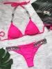 Plain Crystal Bandage Bikini sold by Onlymaker