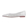 Onlymaker Flats Rhinestone Pointed Toe Flats sold by Onlymaker