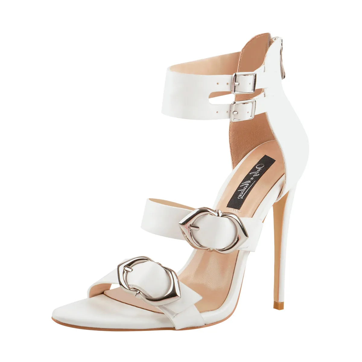 Ankle Strap Buckle Band Stilettos High Heel Sandals sold by Onlymaker product image thumbnail 2