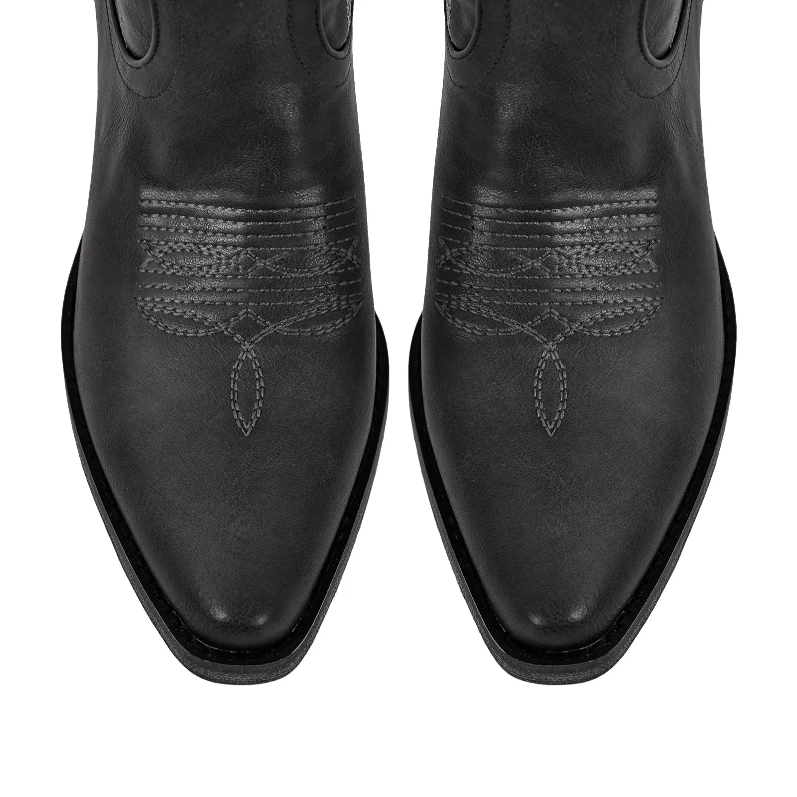 Knee High Embroidery Zipper Western Boots sold by Onlymaker product image thumbnail 5