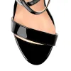Patent Leather Platform Cross-tied Stiletto Sandals sold by Onlymaker