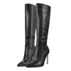 Pointed Toe Stiletto Zip Knee High Boots sold by Onlymaker
