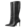 Pointed Toe Stiletto Zip Knee High Boots sold by Onlymaker