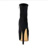 Lycra Stretch Platform Stiletto High Heel Ankle Boots sold by Onlymaker
