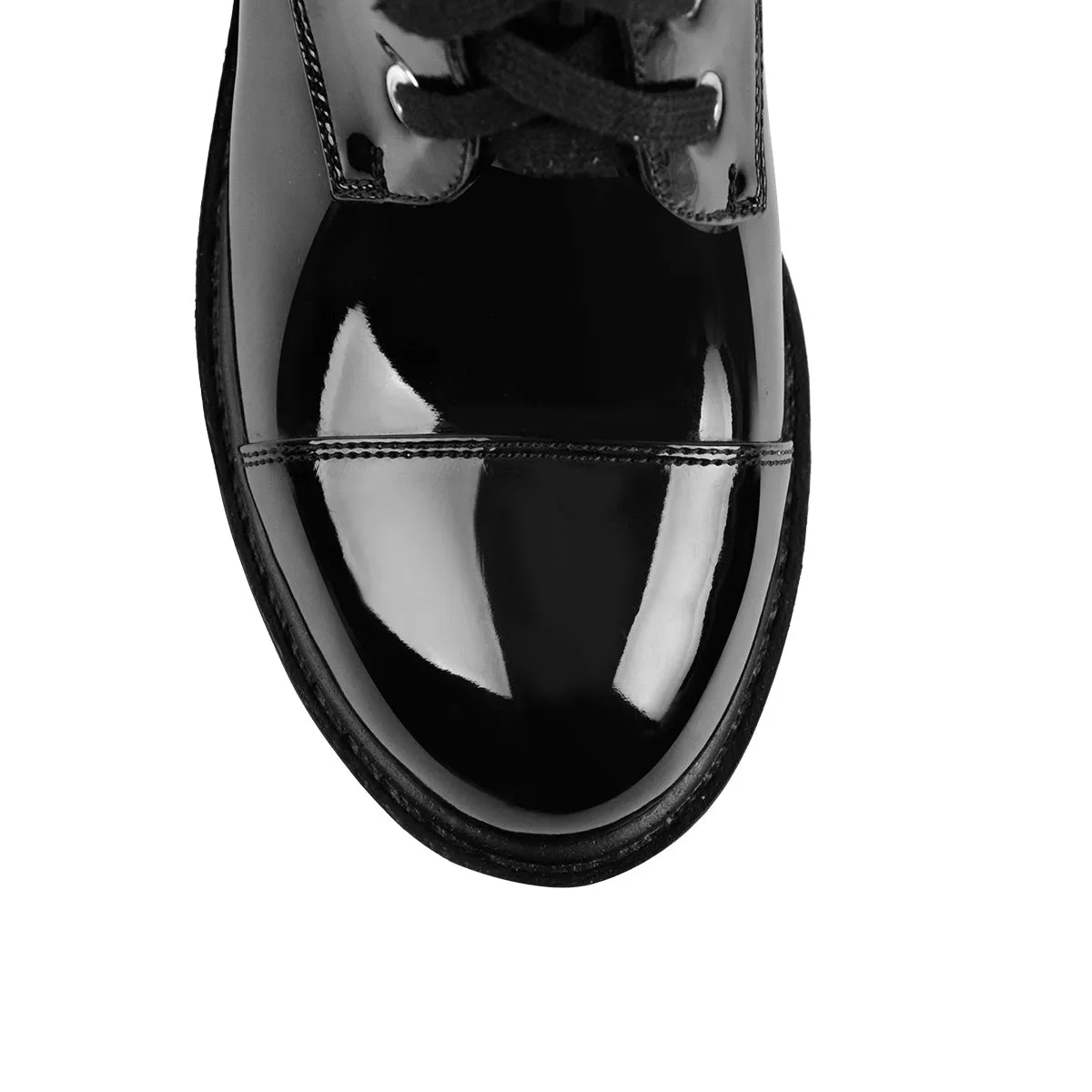 Black Platform Mid Calf Chunky High Heels Boots sold by Onlymaker product image thumbnail 3