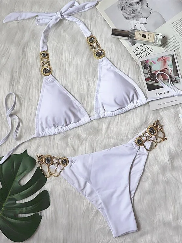 Crystal Diamond Multiple Colour Bikini sold by Onlymaker product image thumbnail 4