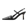 Pointed Toe Hollow Buckle Slingback Pumps sold by Onlymaker