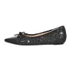 Rhinestone Pointed Toe Bow Flats sold by Onlymaker
