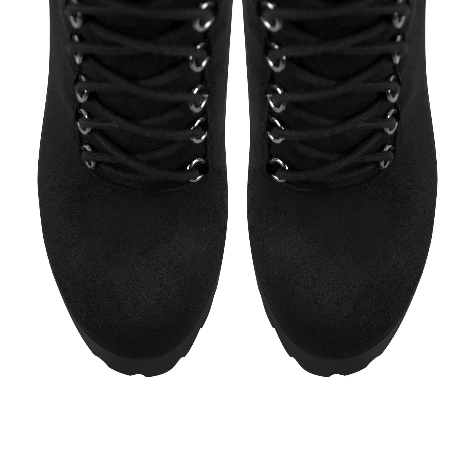 Platform Chunky Heels Lace up Knee High Boots sold by Onlymaker product image thumbnail 5