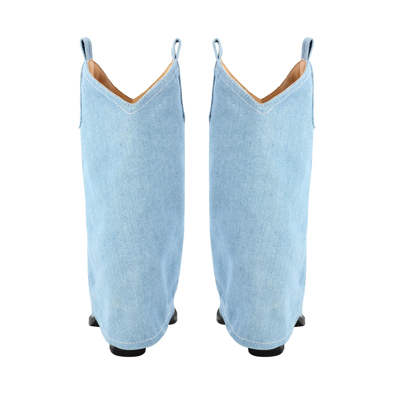 Pointed Toe Mid-Calf Fold Over Boots sold by Onlymaker product image thumbnail 4
