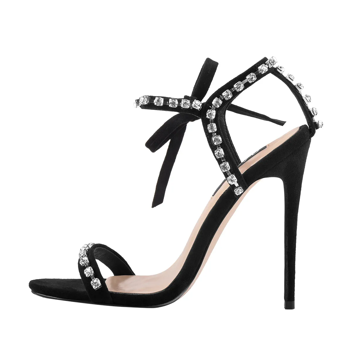 Ankle Strap Rhinestone Stiletto Sandals sold by Onlymaker product image thumbnail 5