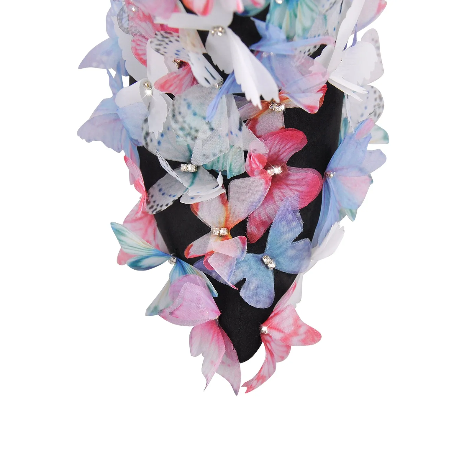 Butterfly Pointed Toe Chunky Heel Ankle Boots sold by Onlymaker product image thumbnail 4