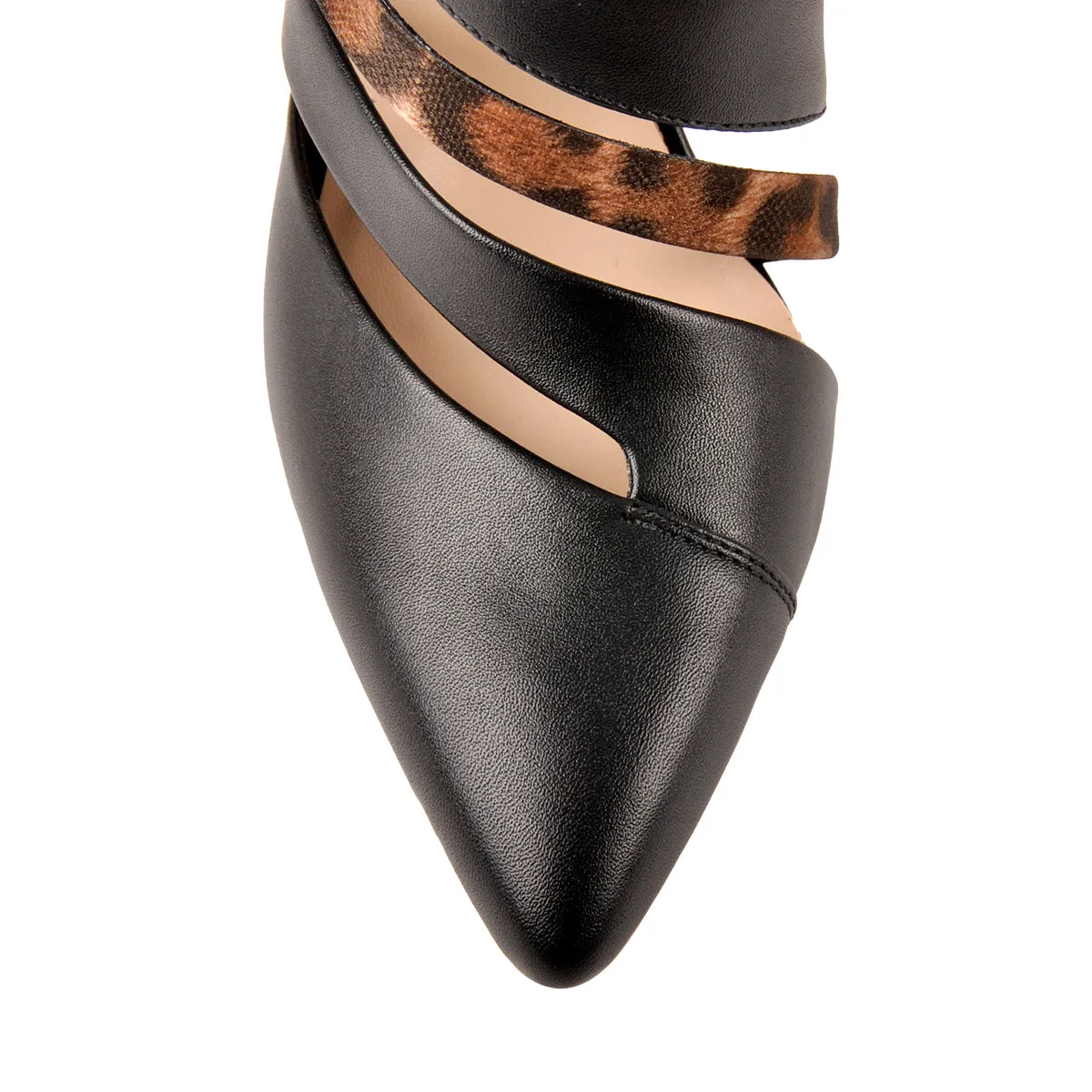 Pointed Toe Cut Out Leopard Slip On Pumps sold by Onlymaker product image thumbnail 4