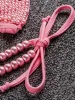 Pink White Pearl Beach Bikini sold by Onlymaker