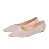 Rhinestone Pointed Toe Flats sold by Onlymaker