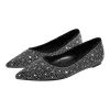 Rhinestone Pointed Toe Flats sold by Onlymaker