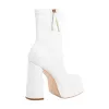 Square Toe Chunky Platform Zipper Ankle Boots sold by Onlymaker