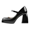 Mary Jane Square Platform Chunky Heels Pumps sold by Onlymaker