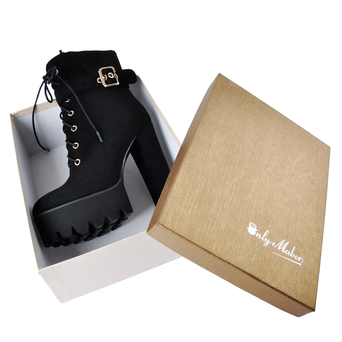 Ankle Platform High Heel Boots sold by Onlymaker product image thumbnail 3