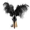 Open Toe Feather Back Lace Up Stiletto Heel Sandals sold by Onlymaker