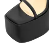 Platform Chunky Triangle Heel Sandals sold by Onlymaker